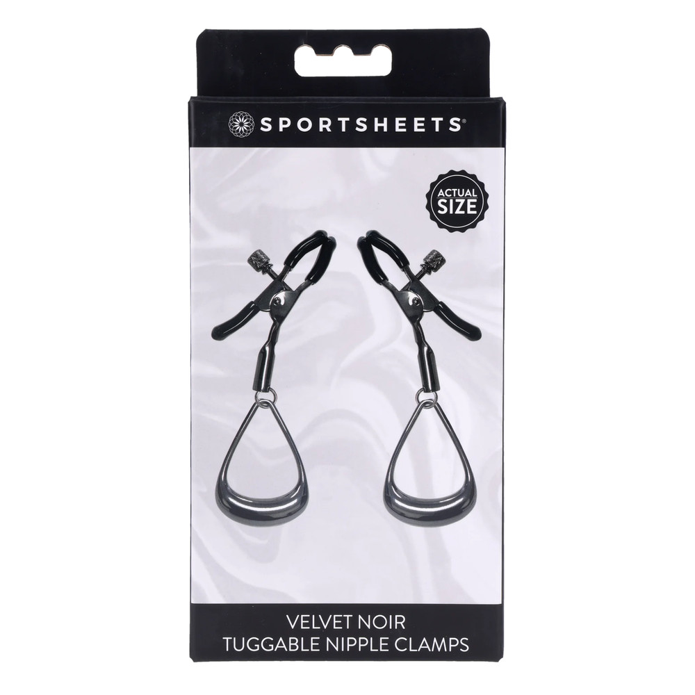Adjustable Nipple Clamps Loop Design BDSM Fetish Restraint Breast Stimulator