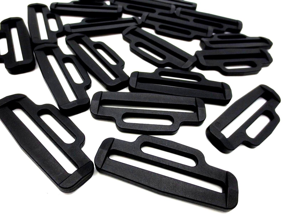Fits 2" & 1" Wide Straps, Durable Plastic Fastener For Webbing Straps