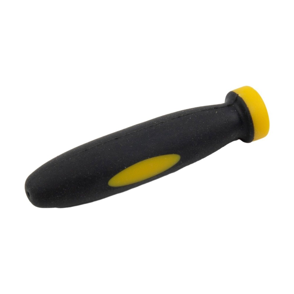 10Pcs Rubber File Handle 2.36Inch 3mm Hole Diameter Grip File Handle Replacement