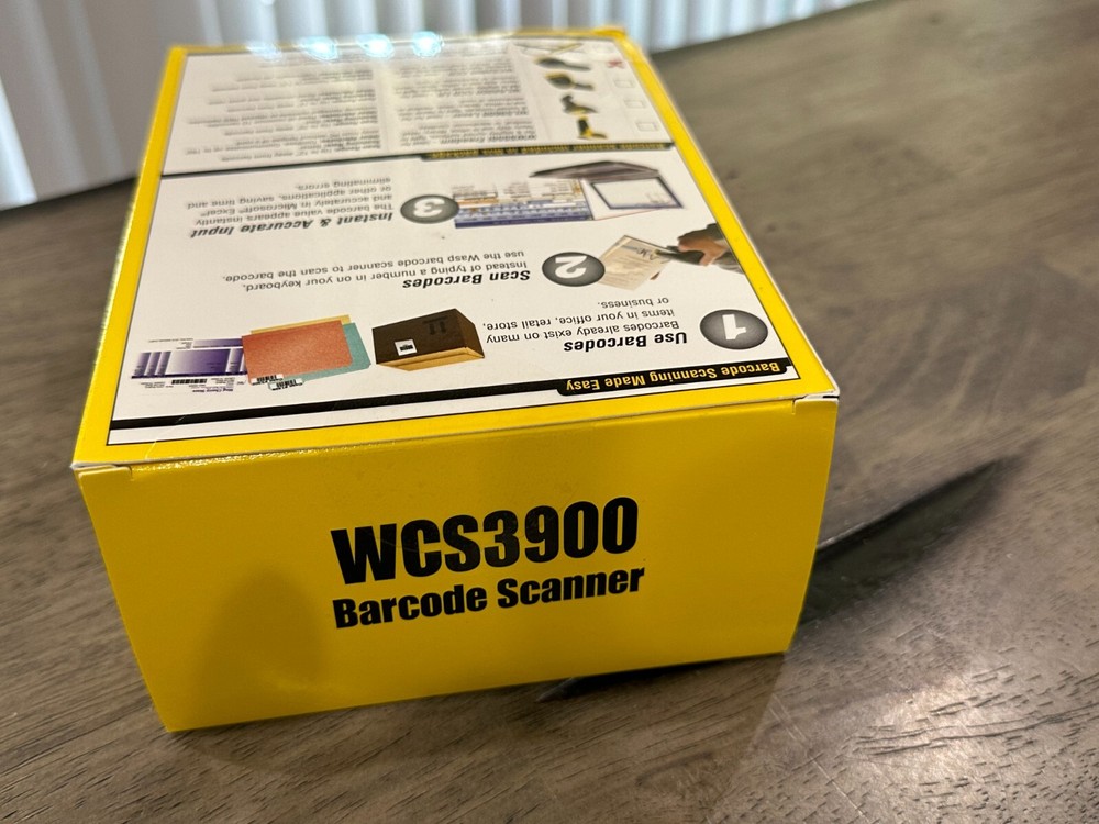 Wasp WCS3900 Barcode Scanner / Handheld / USB / PS2 Cable