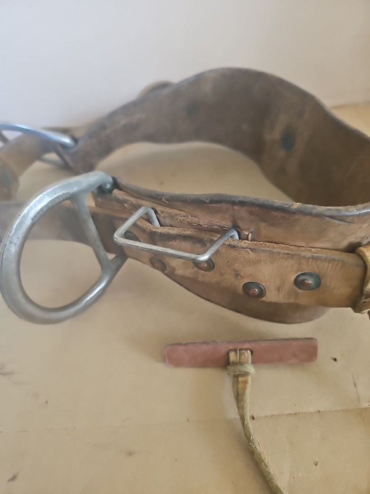 Vintage Climbing .Belt W/tools Bell System Tool Holsters D Rings