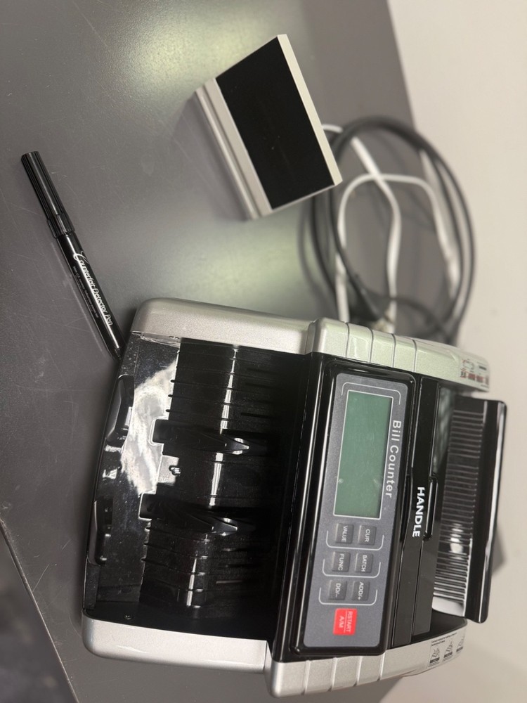 AL 1000 money counter machine with counterfeit detection & display