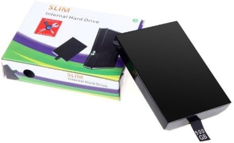 Portable 500GB Hard Drive for Xbox 360 Slim - Convenient Game Storage Solution