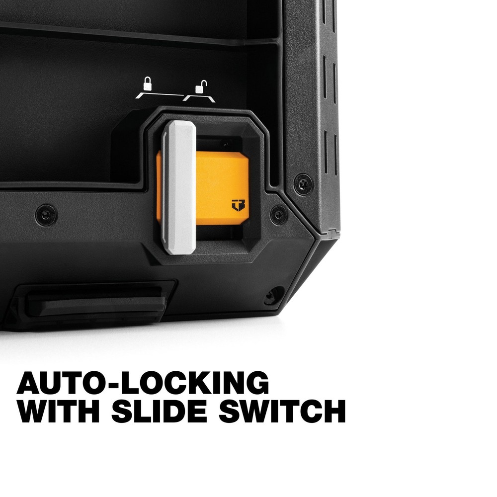 ToughBuilt StackTech Tool Crate with Auto-Locking Interface & Large Capacity