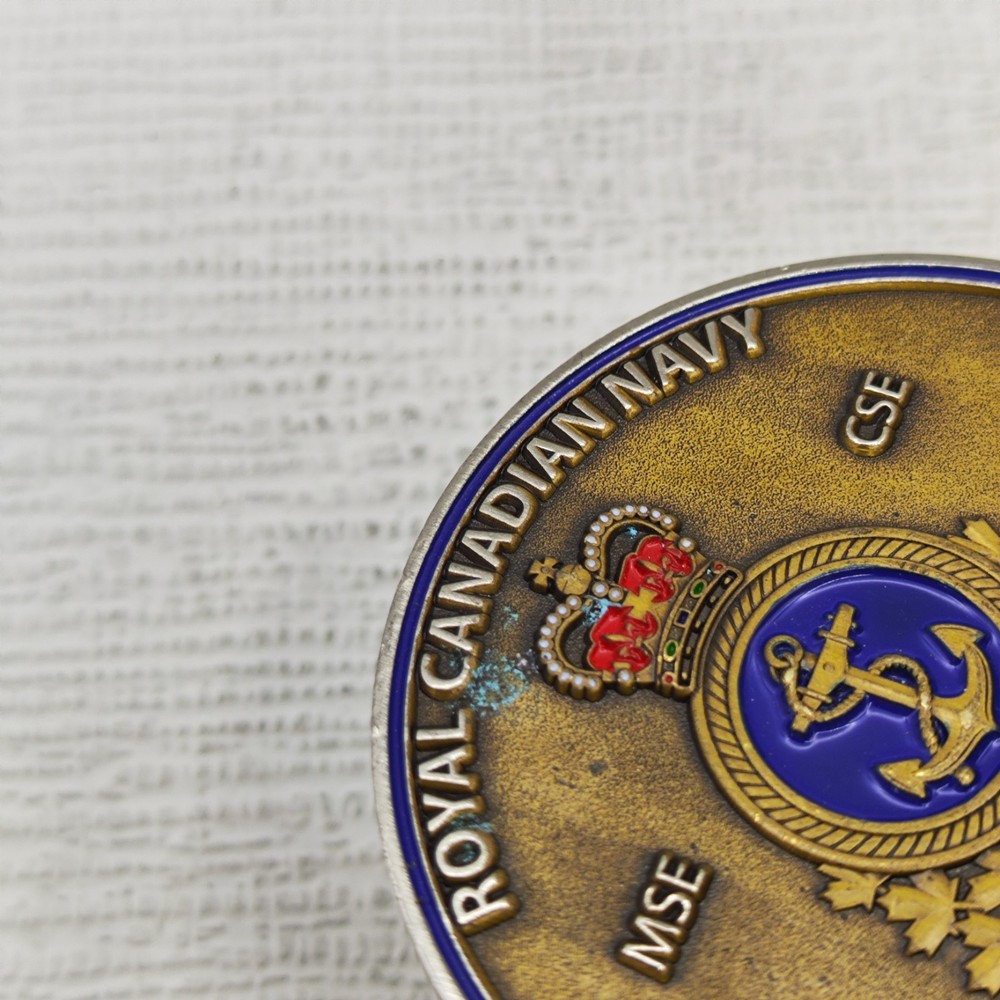 Royal Canadian Navy Learning Support NTDC(P) Challenge Coin