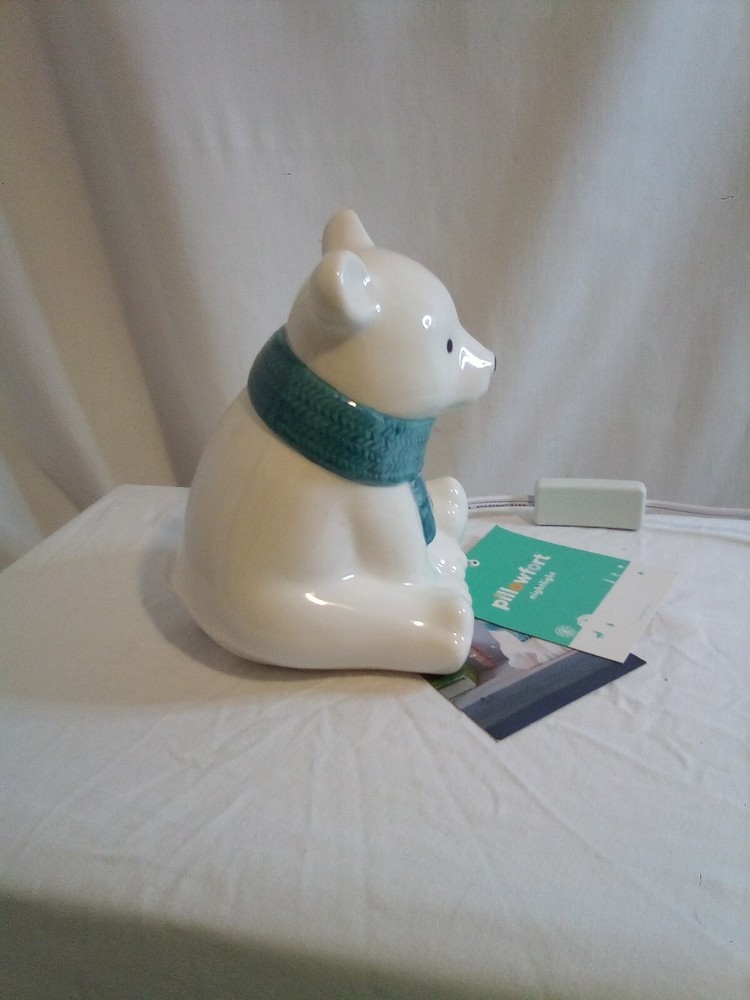 Pillowfort Nightlight Polar Bear White Target Ceramic Light