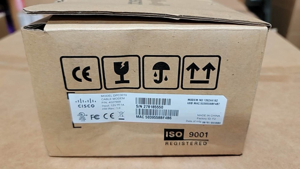 Cisco DPC3010 Cable Modem (new open)
