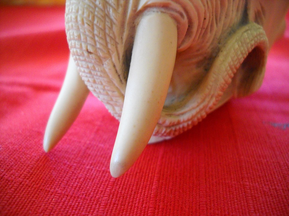 Meerschaum Elephant Head for Pipe.