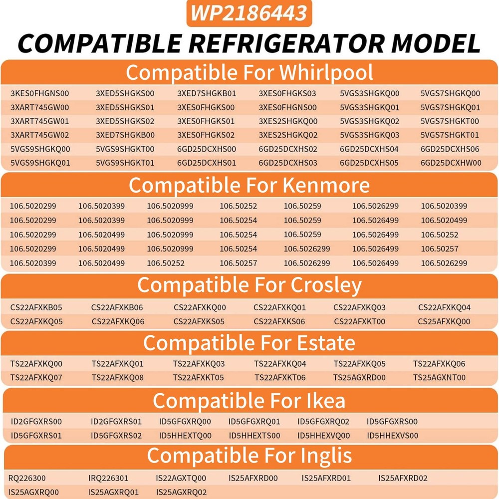 WP2186443 Refrigerator Water Filter Housing For Kenmore 100% New Replacement
