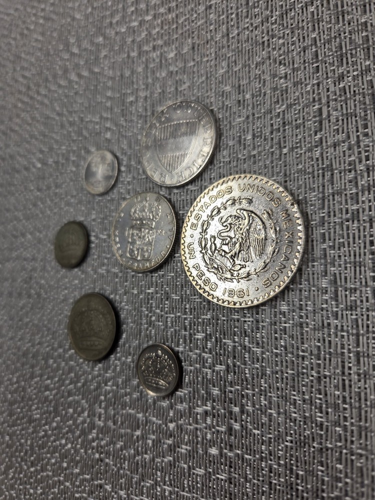 Silver Foreign Seven Coin Lot