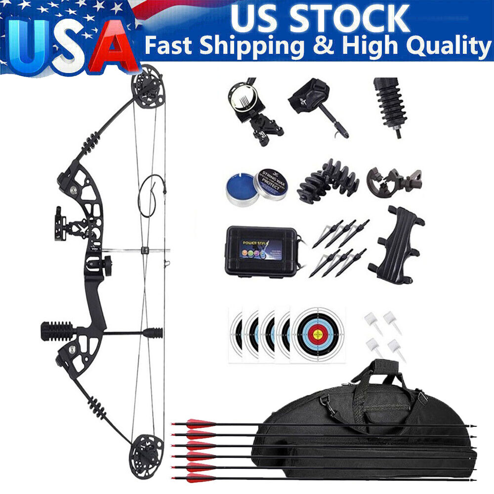 Archery Compound Bow Set 30-60LBS All Accessories Archery Arrow Target Practice