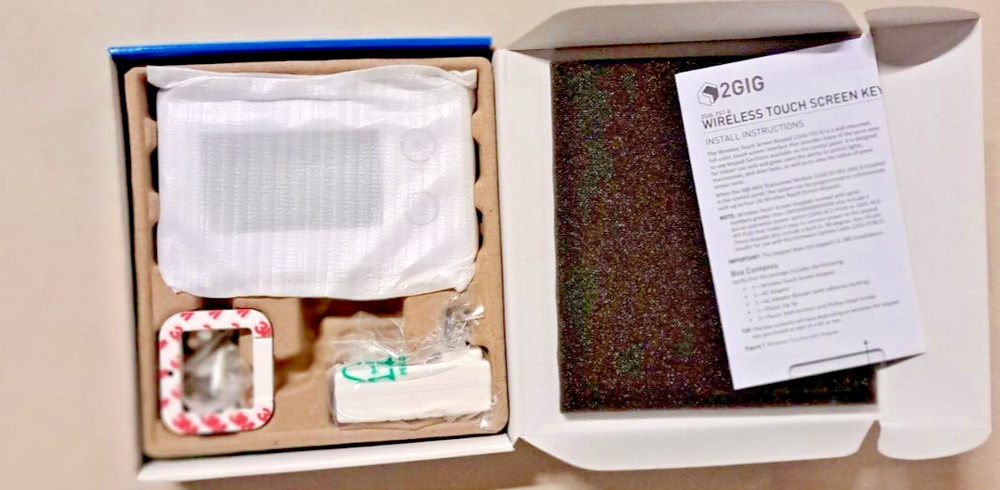 2GIG Technologies GO 2GIG-TS1 Secondary Touch Screen P/N 2GIG-TS1-E