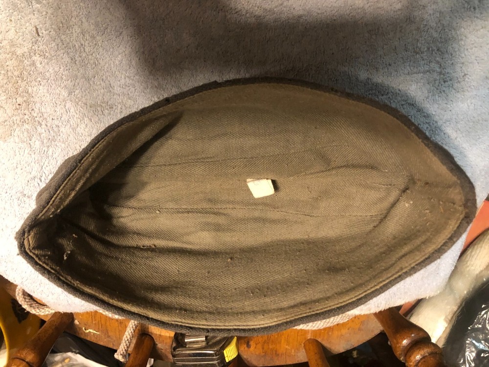 Authentic East German Side Cap NVA DDR Uniform Garrison Cap Used