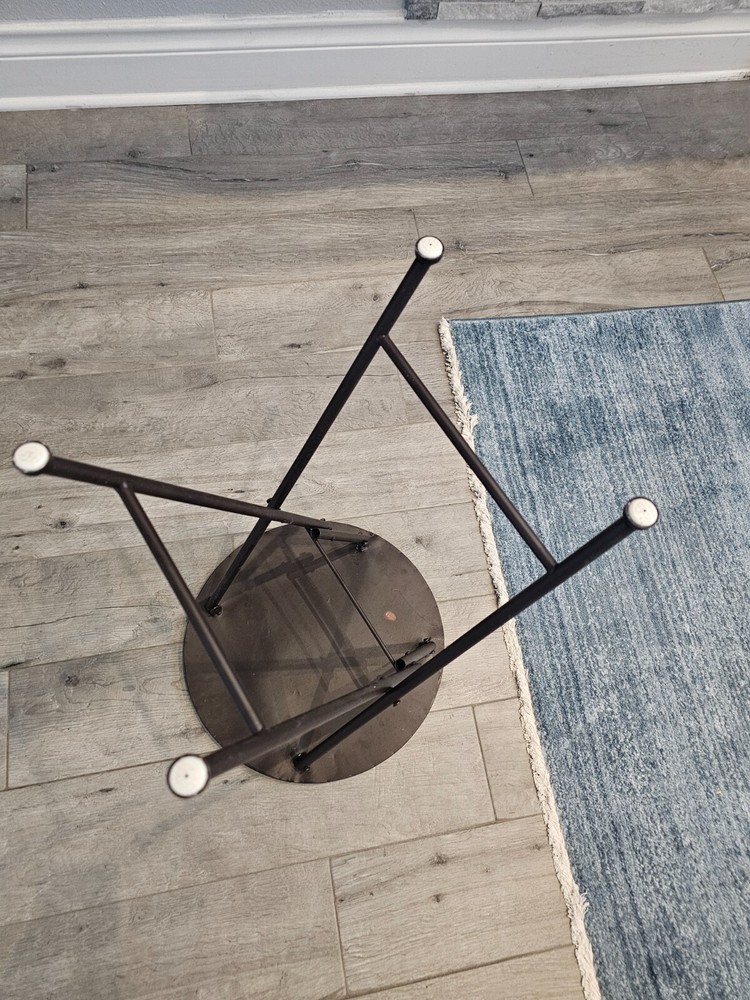 Christopher Knight Home Silvester Outdoor Stone Side Table with Iron Frame