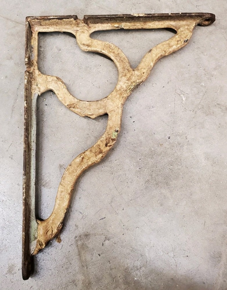 Cast Iron Antique Shelf Bracket 7 x  9”