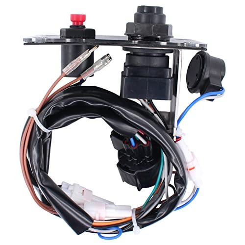Outboard Top Single Ignition Switch Panel with Key 37100-96J24 37100-96J27