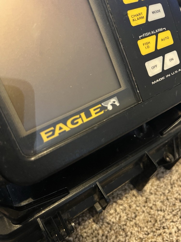Eagle Fish ID 2 Fish Finder With Case Tested & Working 🎣 NO TRANSDUCER