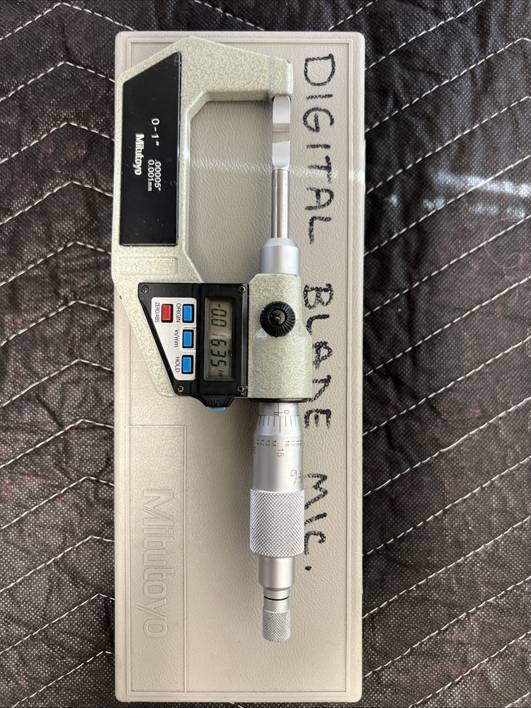 mitutoyo micrometer 0-1 Digital Non Rotating