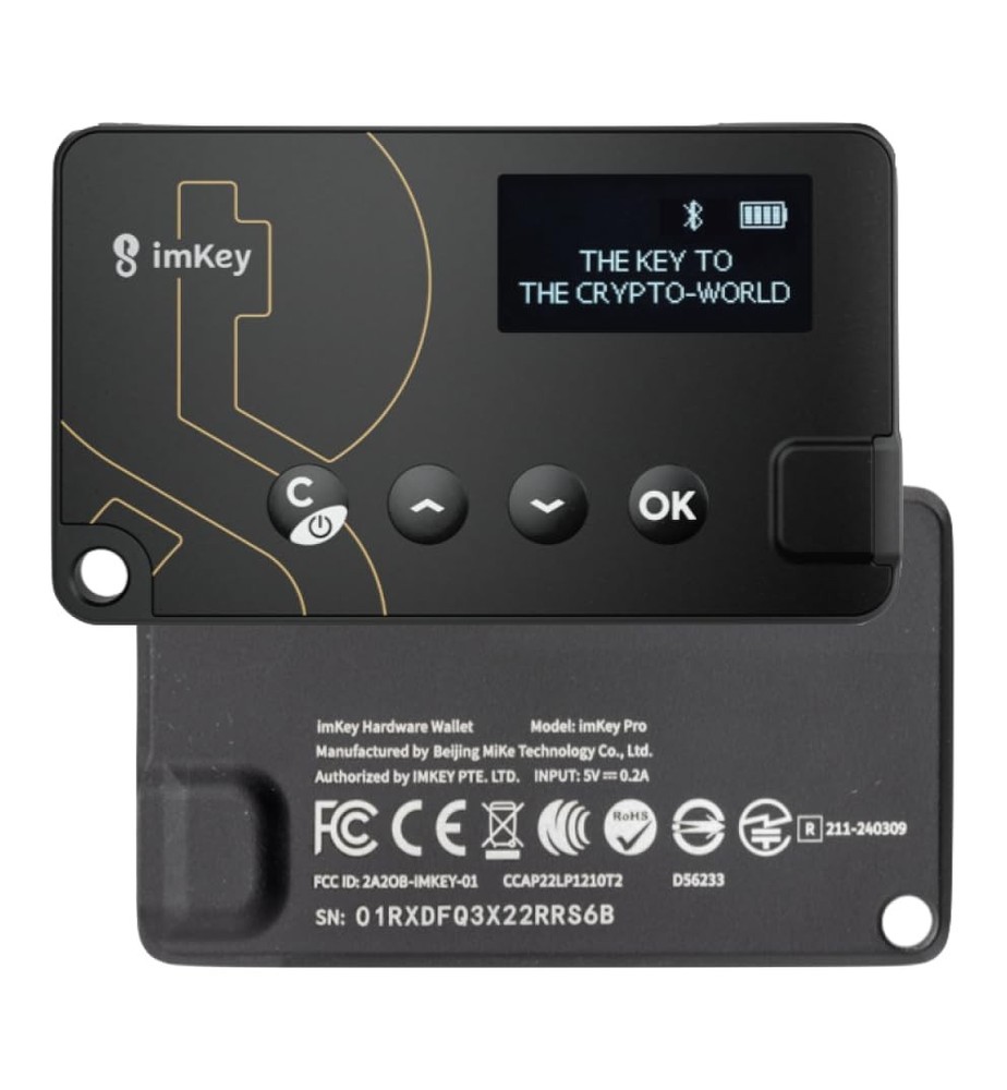 imKey Pro Crypto Hardware Wallet Secure Cold Crypto Wallet with Offline Storage