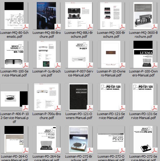 Luxman Service Owners Manuals Mega Collection Audio Computer DVD !!