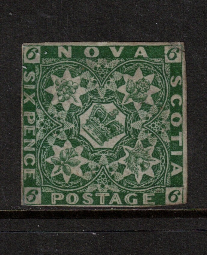 Nova Scotia #5 Mint Fine Unused (No Gum) **With Certificate**