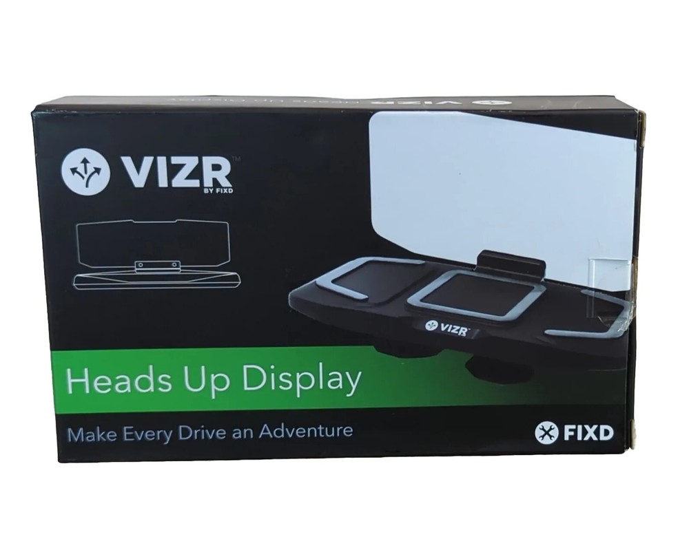 VIZR Heads Up Display by Fixd, Navigation/Map Mirror Device Phone Holder