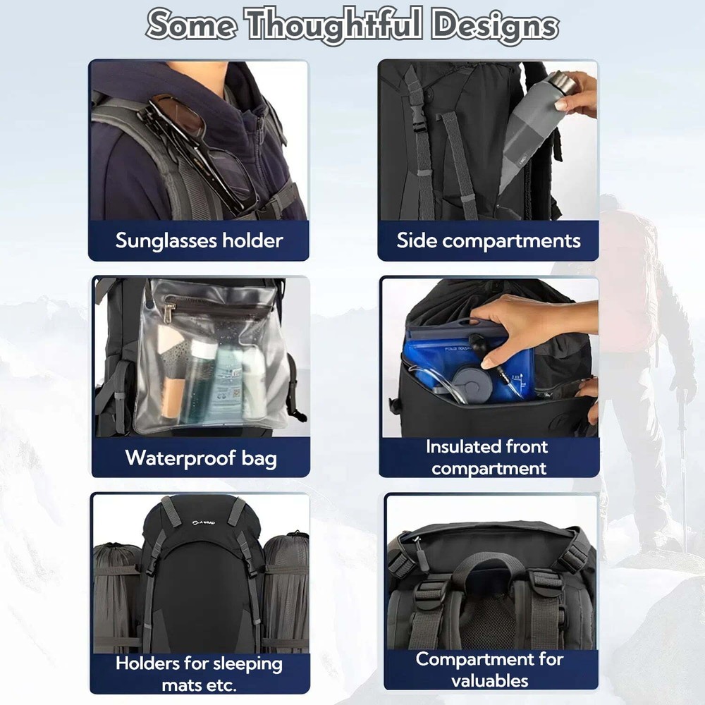 PeakPulse 45L All-Terrain Hiking Back Pack