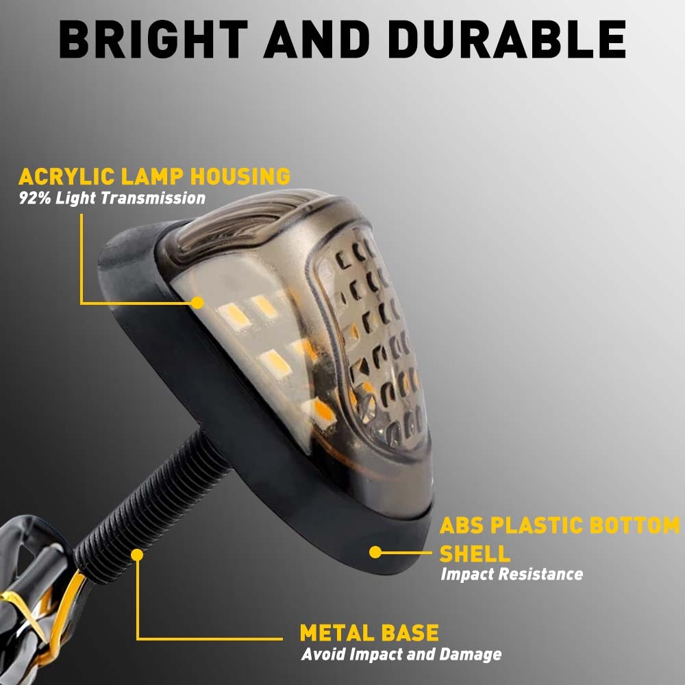 Fit For Honda Grom LED MSX125 Turn Signals Light Shift Lights Blinker Indicator