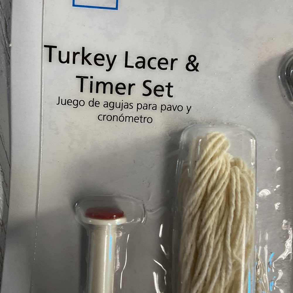 Mainstays Turkey Lacer & Timer Set 9 Pieces PreownedKitchenCom
