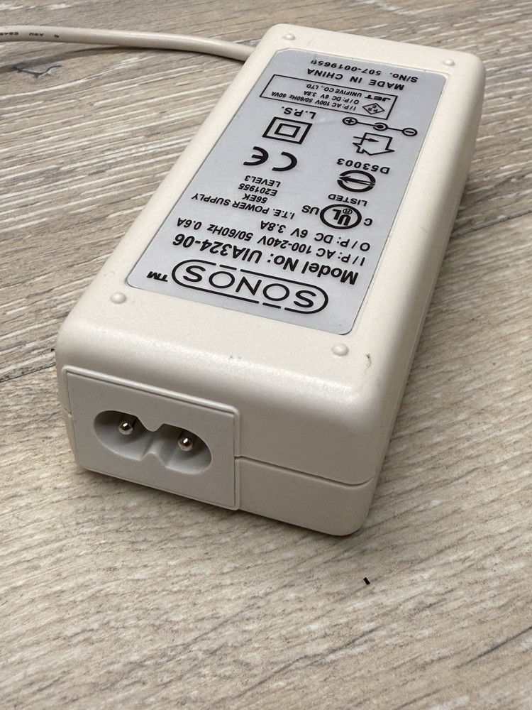 Sonos White Connect Bridge With Adapter - Missing Wall Plug Cord