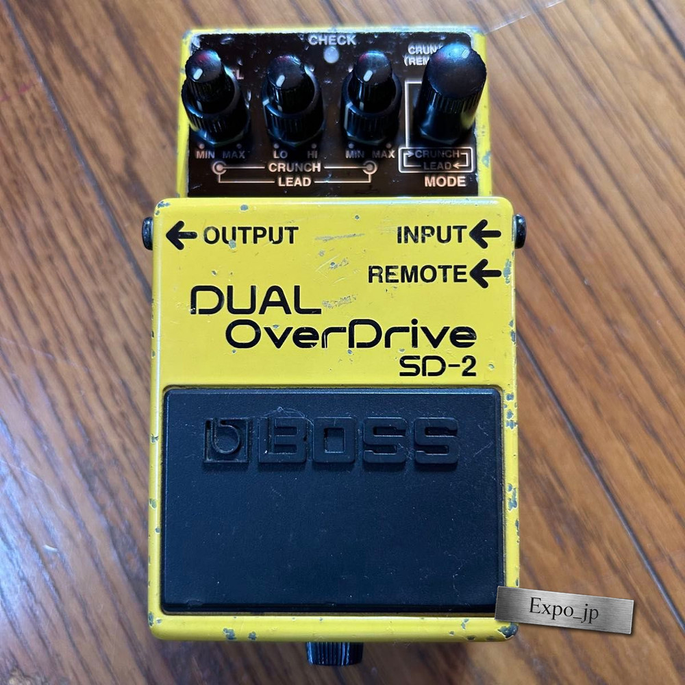 BOSS DUAL OverDrive SD-2 Effects Pedal Authentic Japan