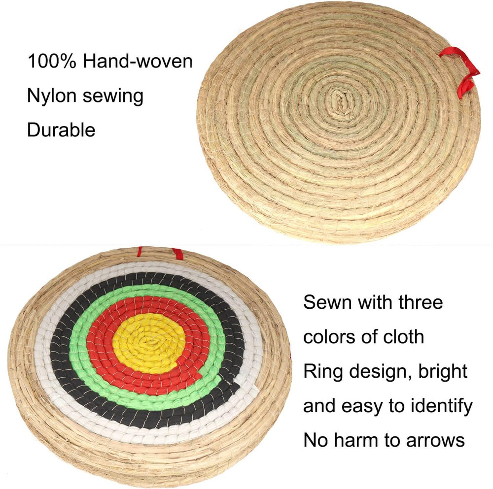 Archery Targets Traditional Solid Straw round Archery Target Shooting Bow Colour