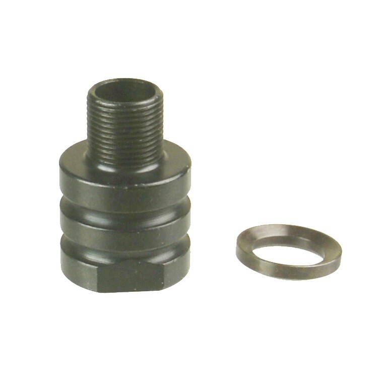 Al 1/2x36 Female Thread To 1/2x28 Male Thread Muzzle Adapter+Thread Protector