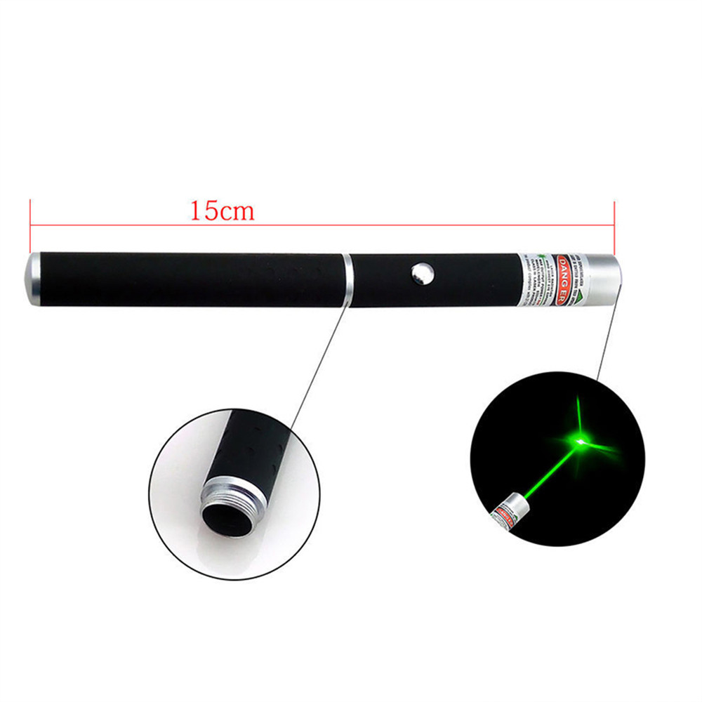 2Pack Lazer Green Battery-powered laser pointer Astronomy Visible Beam Light