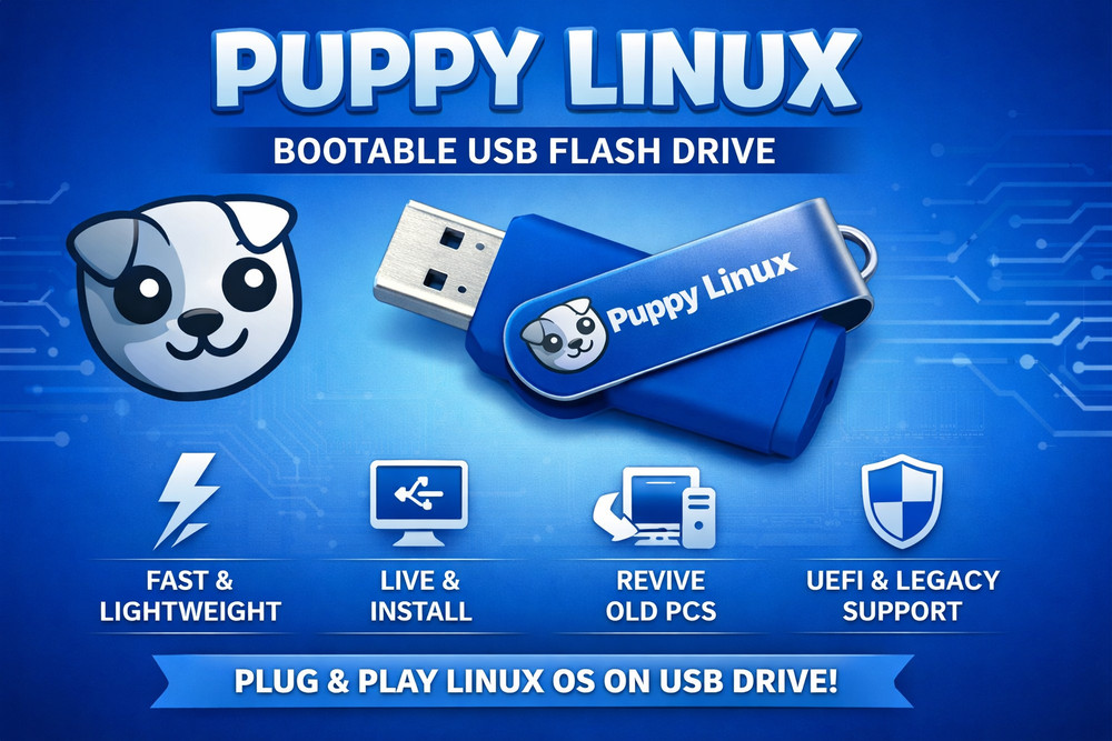 Puppy Linux Bootable USB Flash Drive