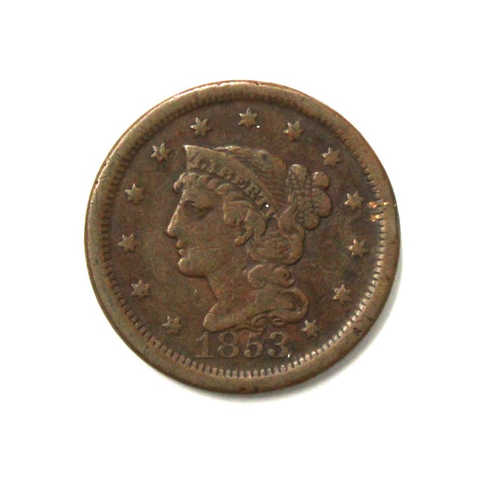 1853 Large Cent - Very Fine !!!