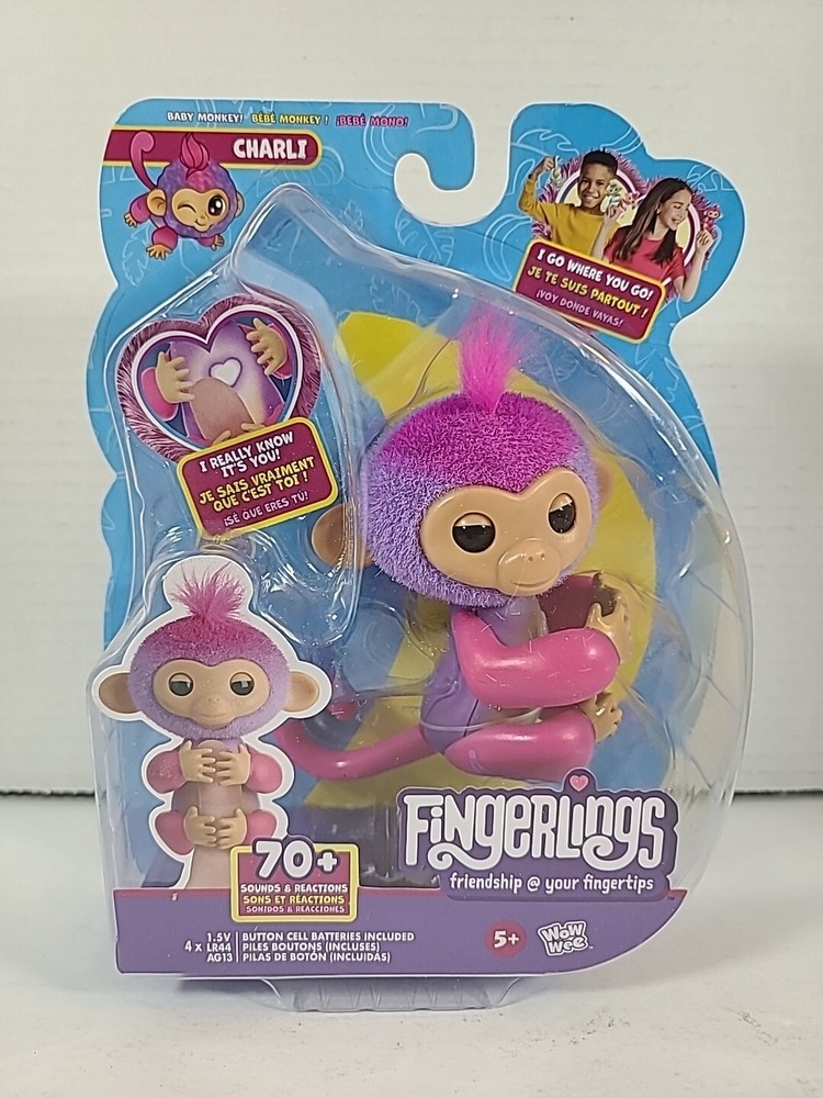 Wow Wee Fingerlings Charli Interactive Monkey Toy