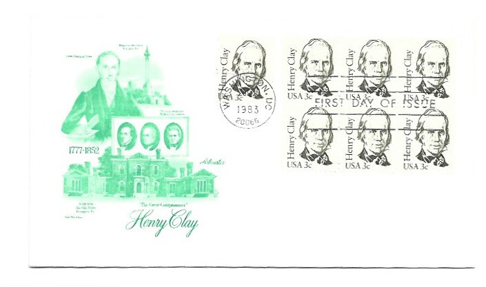1846 3c Henry Clay Artmaster FDC
