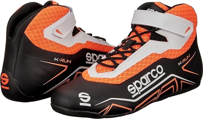 SPARCO K-POLE Shoes Orange/Black Size 5