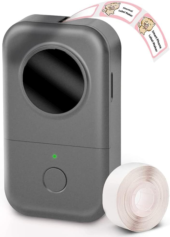 Phomemo D30 Label Maker Machine Portable Bluetooth Mini Thermal Printer + Label
