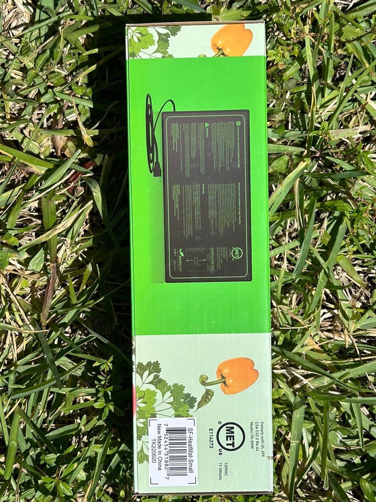 2 Pack Seedfactor 10 x 20 in. Black Seedling Heat Mat
