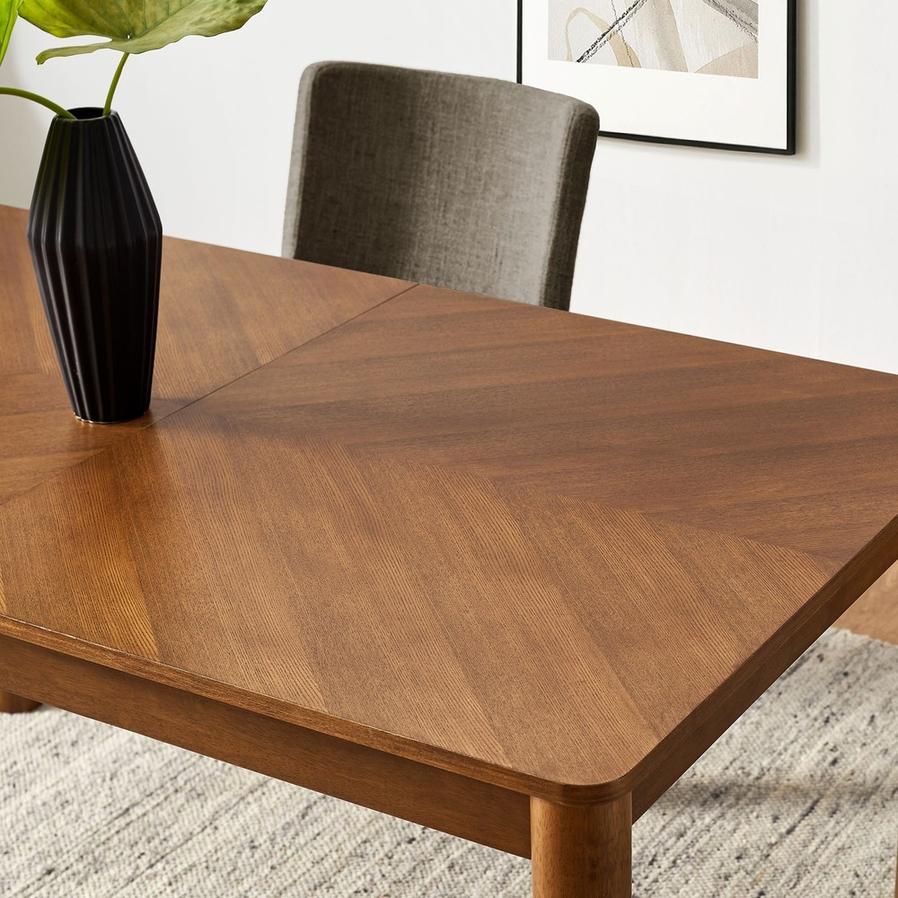 Alba 7-Piece Dining Set in Walnut Taupe
