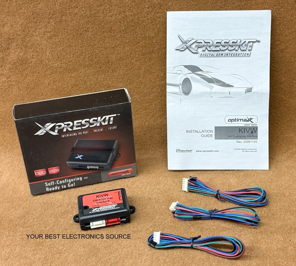 Directed Xpresskit KIVW Ignition Interface Module, 2002-09 Audi Porsche VW