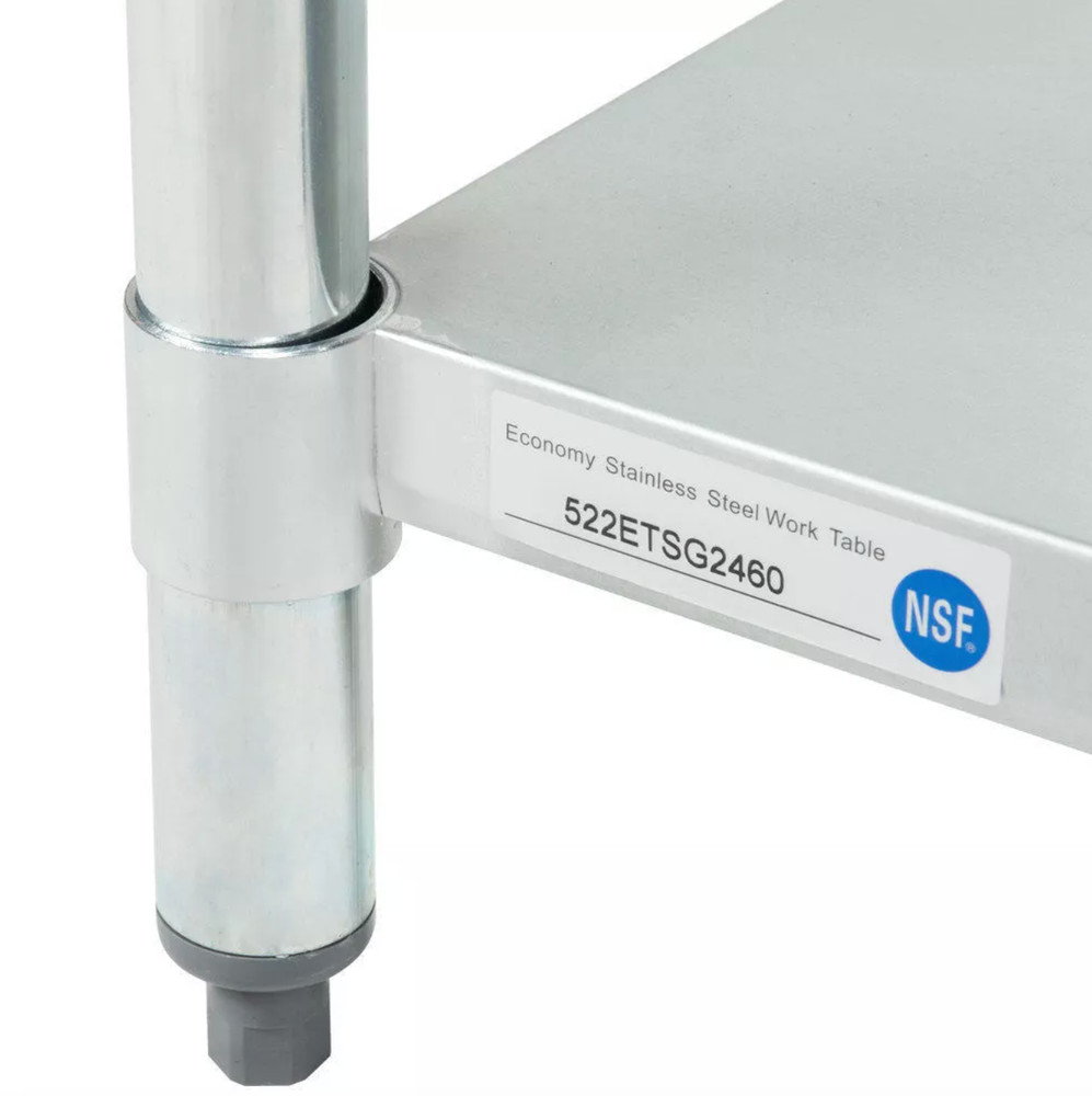 NEW!! 30" x 30" Stainless Steel Work Prep Table Undershelf Restaurant Backsplash