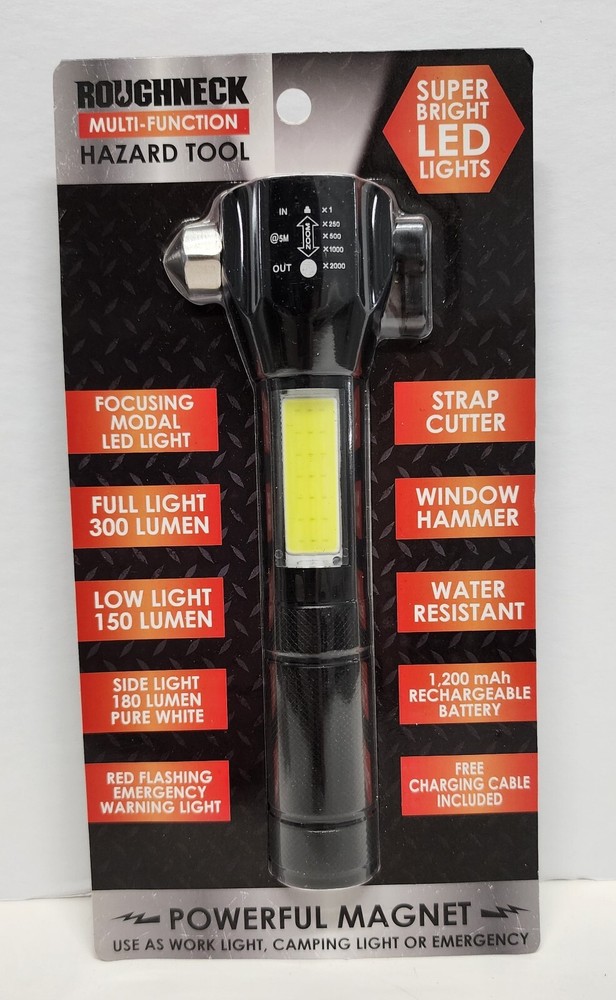Roughneck Multi Function Hazard Tool Poweful Magnet Water Resistant