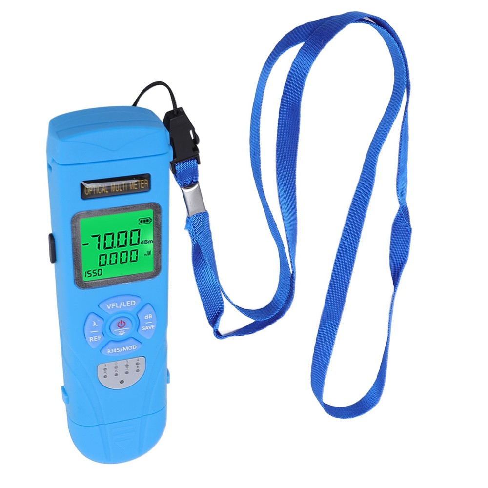 Multi Function Optical Power Meter 10 Wavelengths OPM VFL For Network Maintenanc