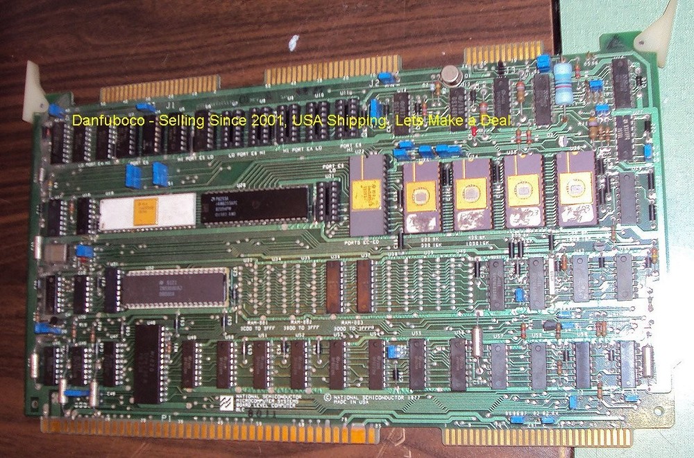 National Semiconductor RMC-660 " 8080 CPU Multibus Computer boots to Rom, 1979