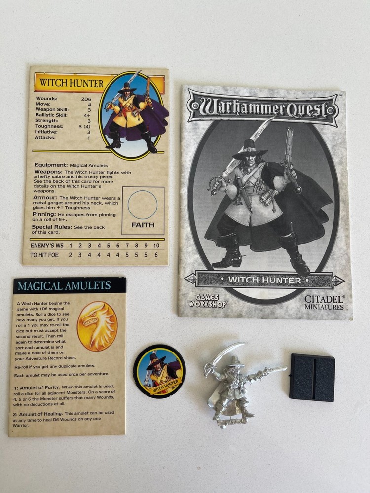 Witch Hunter | Almost Complete Warrior Pack  | Warhammer Quest 1995