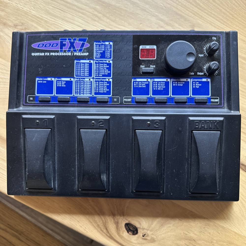 DOD FX-7  FX7 Guitar Fx Processor/Preamp