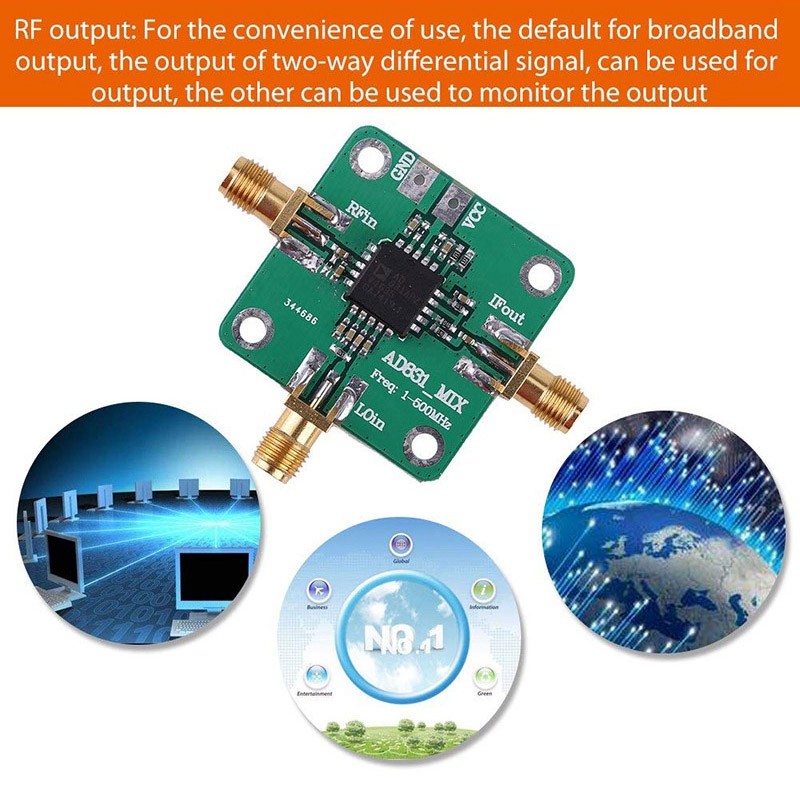 AD831 High Frequency Transducer Mixer Module 500MHz Bandwidth Frequency3218
